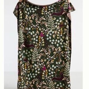 Anthropologie Deer Throw Blanket